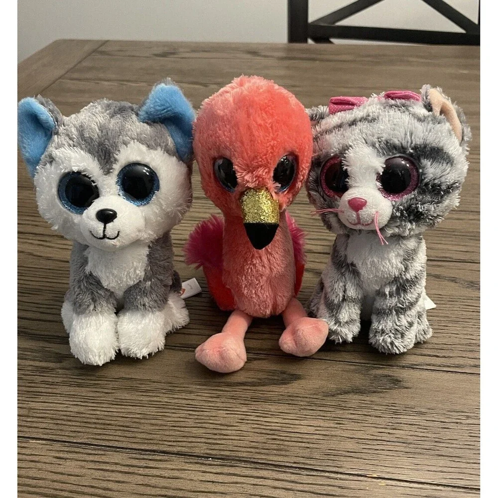 ty beanie babies Beanie Boos lot of 3 Slush Kiki Gilda EUC 6inch - Picture 1 of 6